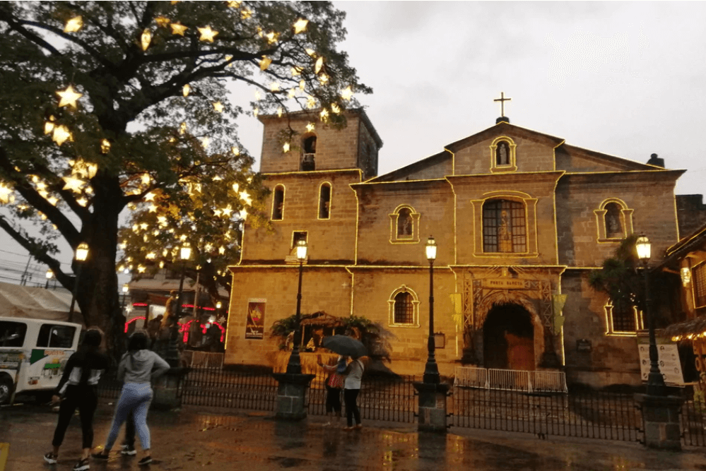 St Joseph Parish, Barangay Daniel Fajardo, Las Piñas Dawn Photo at Christmas Season