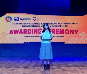Alliyah Leammuelle Cabato Gold Award 2026 International Kangaroo Mathematics Competition (IKMC) Philippines Awarding Ceremony - Las Piñas Band '91 Majorettes