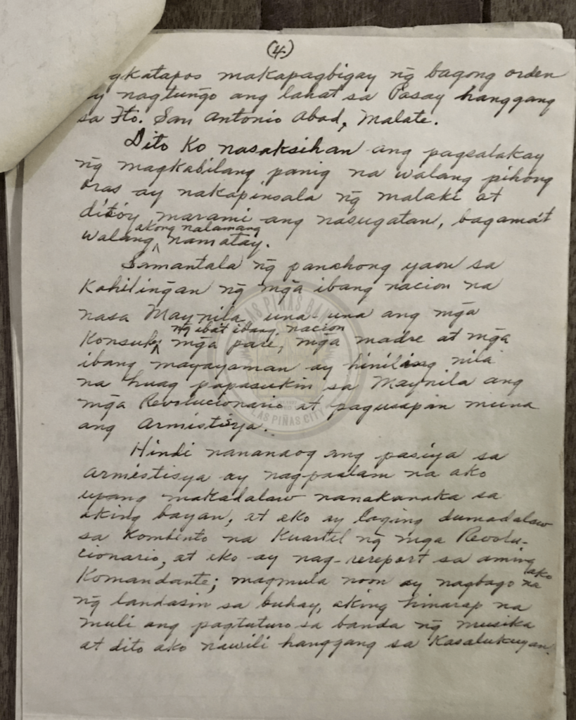 Daniel M. Fajardo Manuscript Page 2